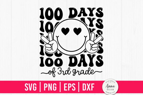 100 Days of 3rd Grade SVG