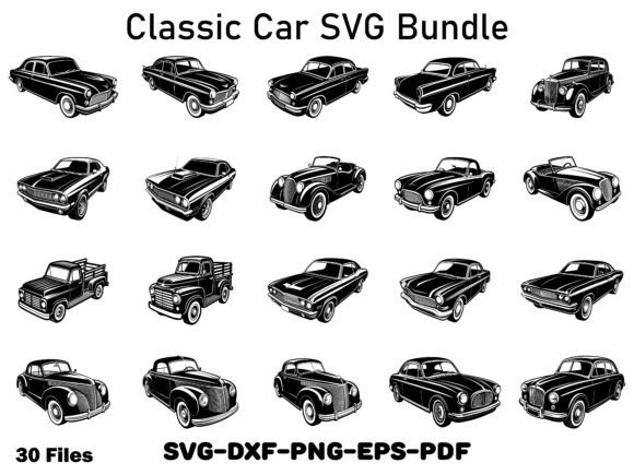 Classic Car SVG Bundle Review