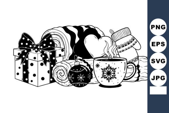 Cozy Winter Mug Coloring Page