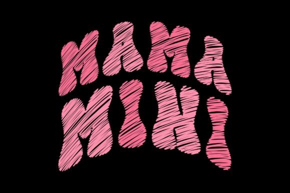 Mama Mini Mother s Day Retro SVG Design