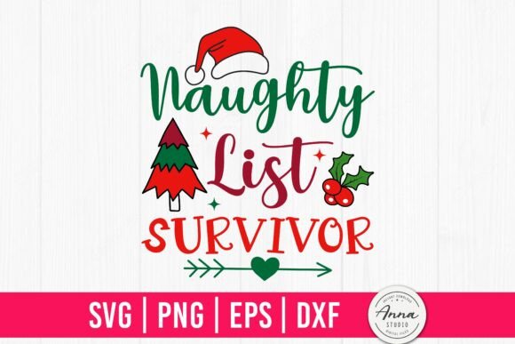 Naughty List Survivor SVG