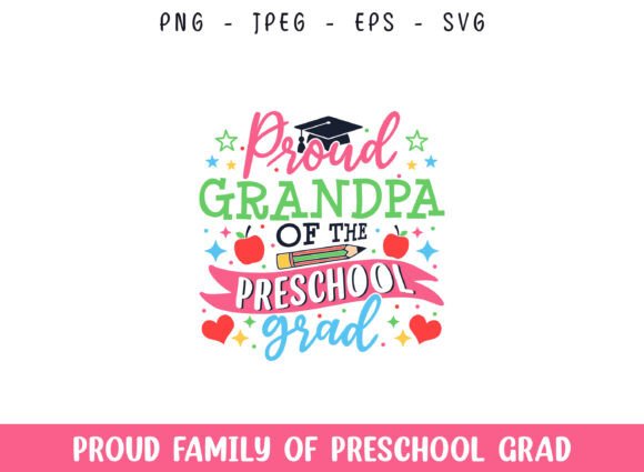 Proud Grandpa of the Preschool Grad SVG