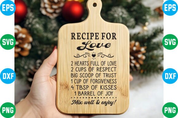 Recipe for Love SVG