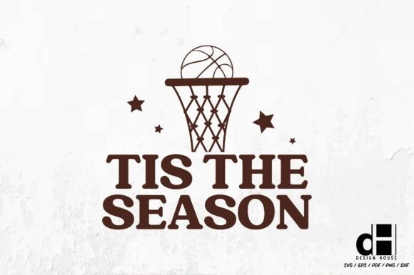 Tis the Season – Basketball SVG PNG