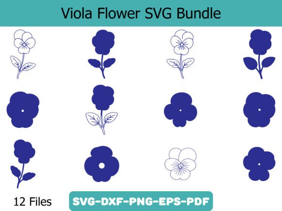 Viola Flower SVG Bundle Review